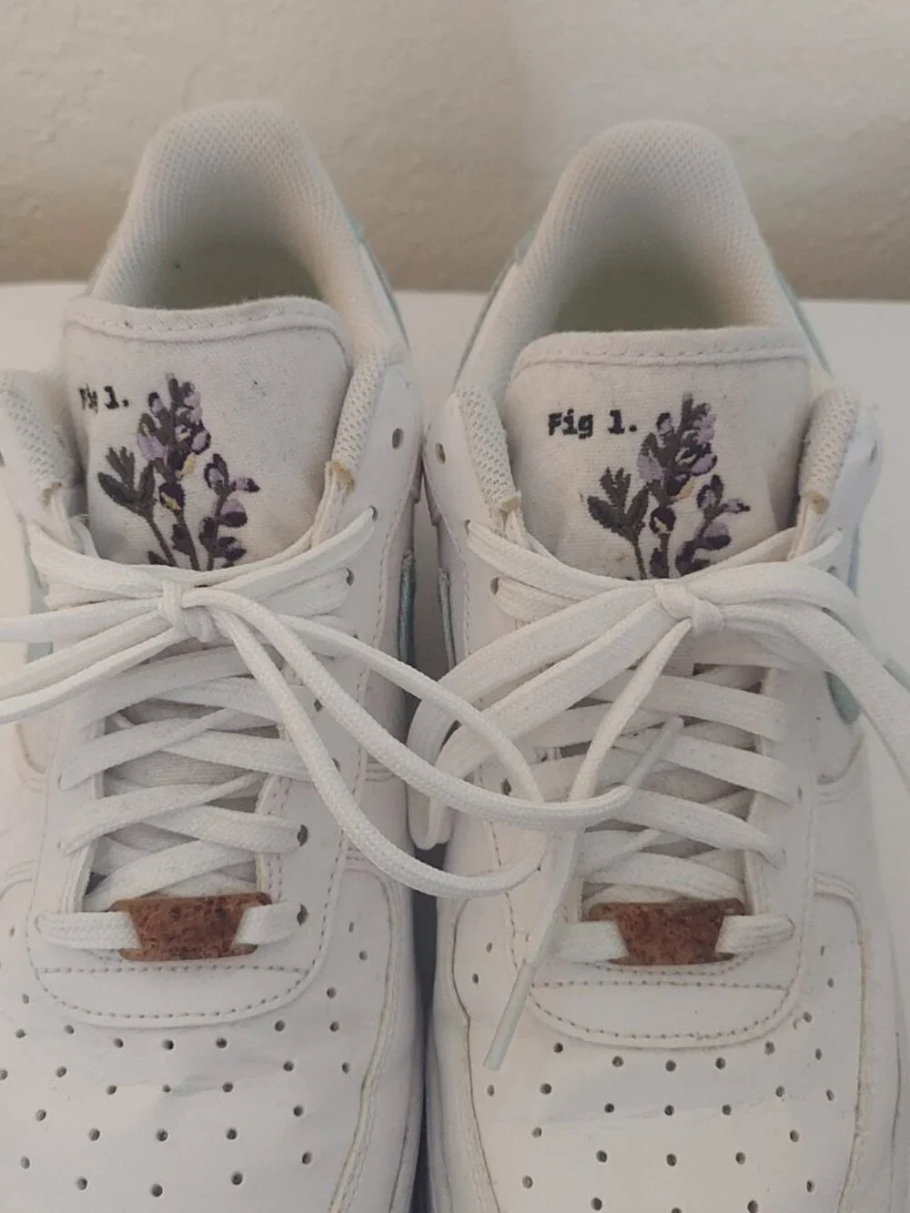 Nike Air Force 1s, Indigo colorway (2021), size 9.5